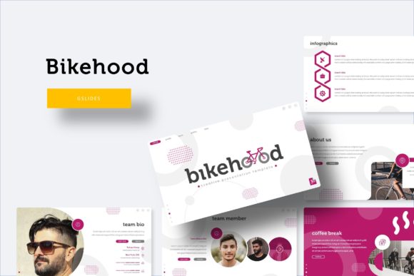 Bikehood Google Slide Template: A Complete Presentation Toolkit