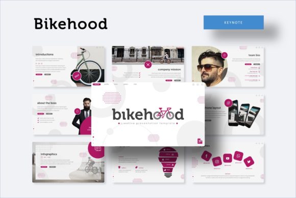 Bikehood Keynote Template: Your Ultimate Presentation Design Asset