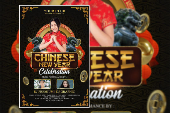 Create Stunning Chinese New Year Celebration Posters and Flyers