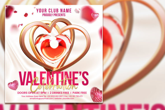 Create Stunning Valentine Party Social Media Posts Instantly