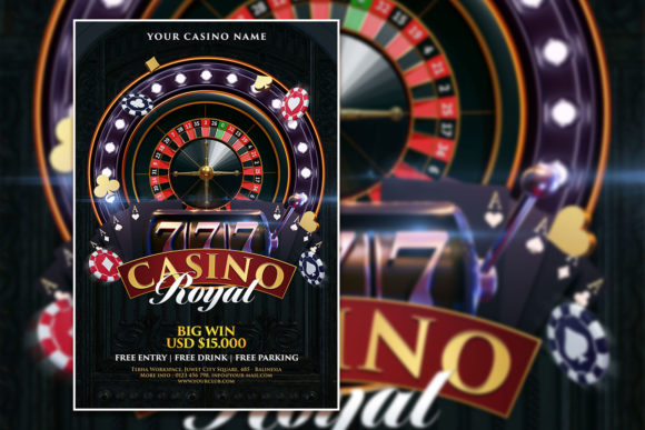 Dark Style Casino Royal Poster Template