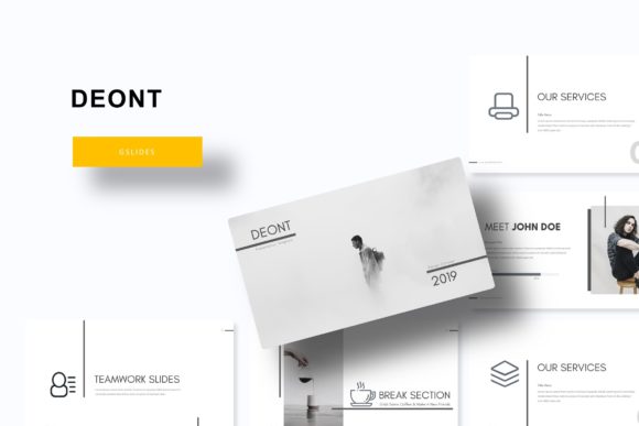 Deont Google Slide Template: A Premier Design Asset
