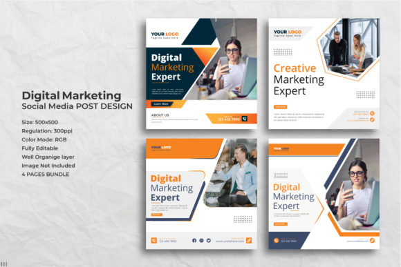 Digital Marketing Expert Social Media: A Professional Design Template