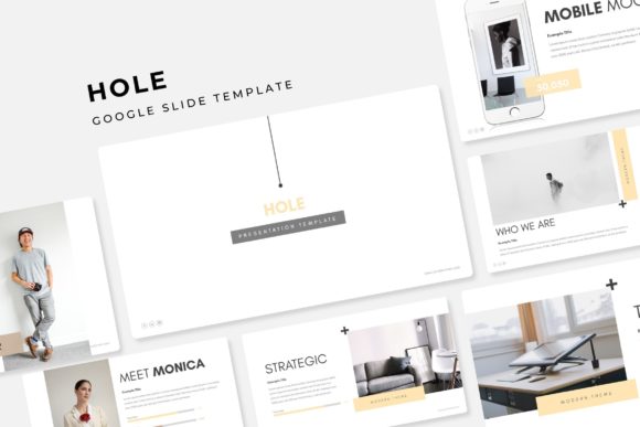 Hole Google Slide Template: Modern & Versatile Design