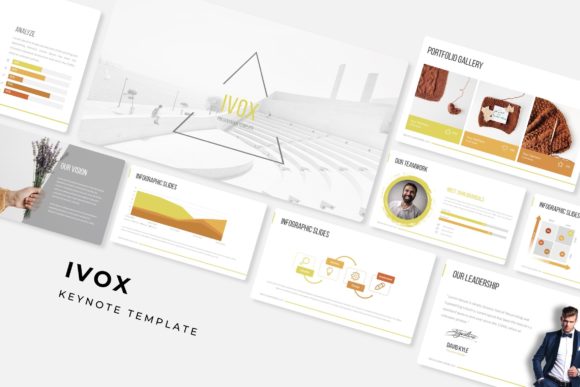 Ivox Keynote Template: Modern Slides for Creative Professionals