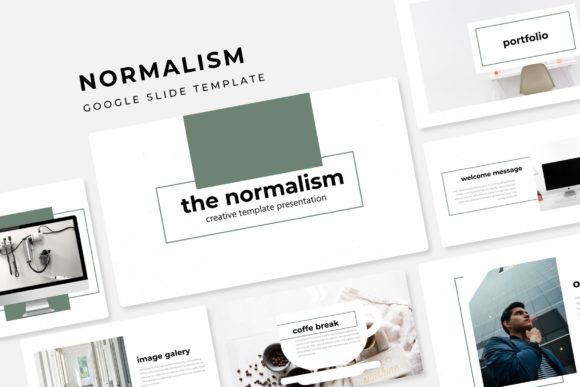 Normalism Google Slide Template: 150+ Slides for Polished Presentations